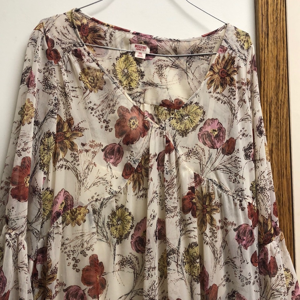 bohemian style maxi dress, size XXL